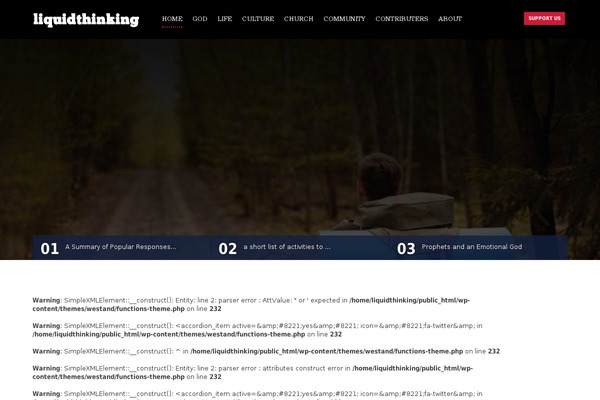 Westand theme site design template sample