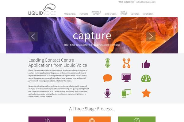 liquidvoice.com site used Liquidvoice