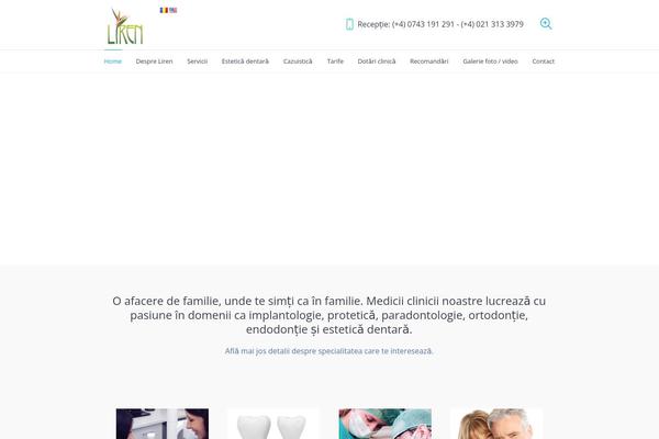 Dental-clinic-child theme site design template sample