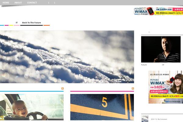 MesoColumn theme site design template sample