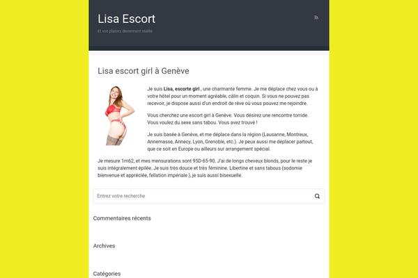 evolve theme site design template sample