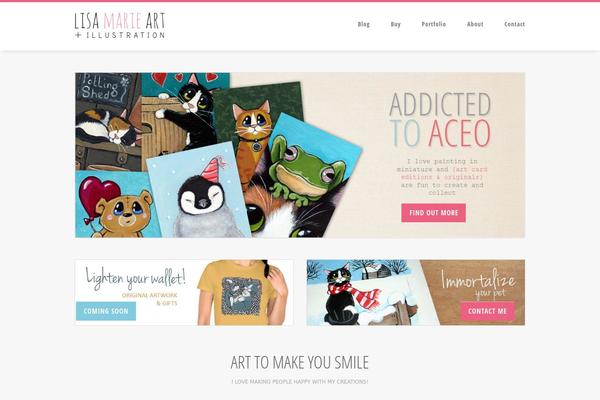 lisa-marieart.com site used Banana