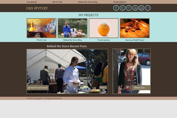 Twenty Twelve theme site design template sample