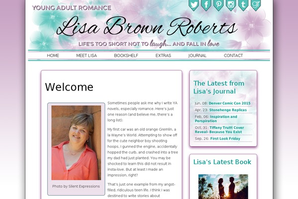 Lisa theme site design template sample