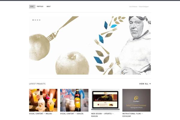 Equilibrium theme site design template sample