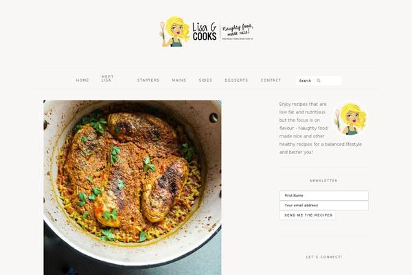 Foodie Pro theme site design template sample