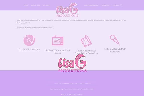Kinetika theme site design template sample