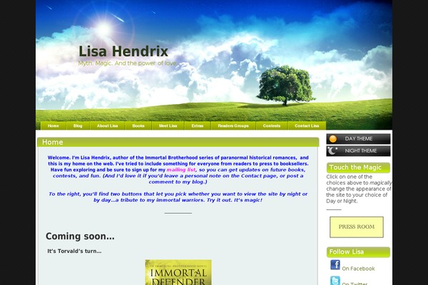 lisahendrix.com site used Day-night