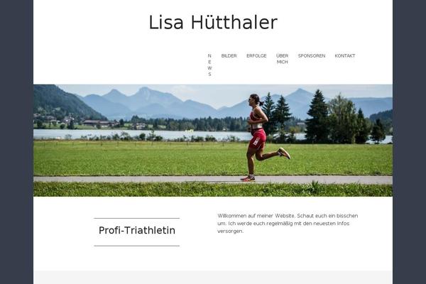 Matheson theme site design template sample