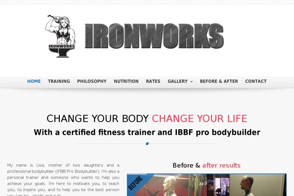 lisaironworks.com site used Lisaironworks
