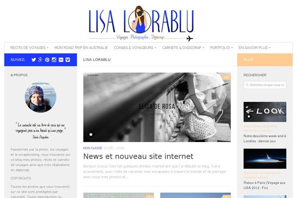 Hueman theme site design template sample