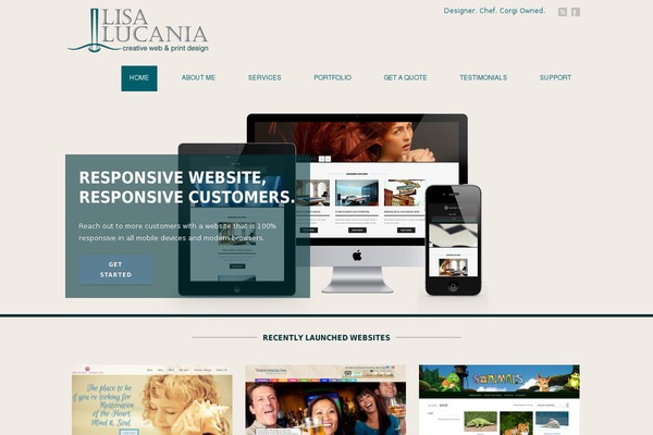 Lucidpress theme site design template sample