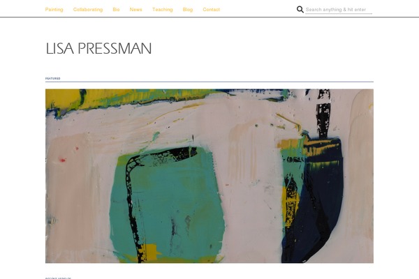 Collective theme site design template sample