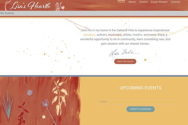 Site using Eventon-event-slider plugin