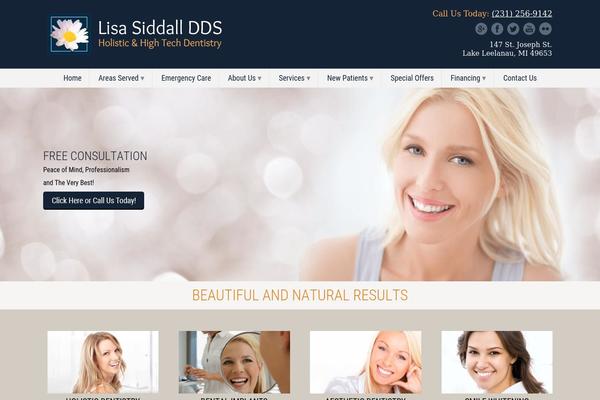 Metric theme site design template sample