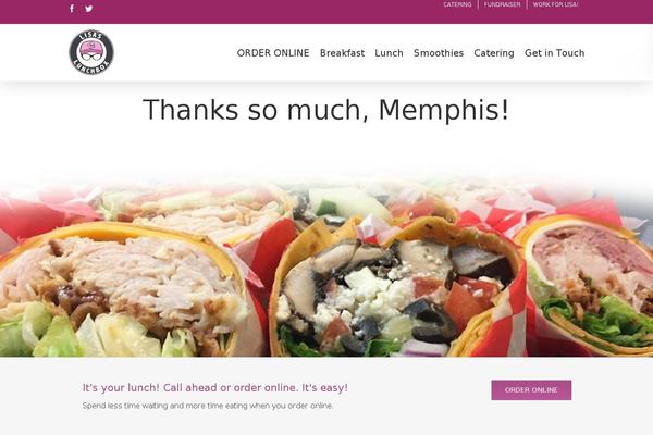 Site using Ketchup Restaurant Reservations plugin
