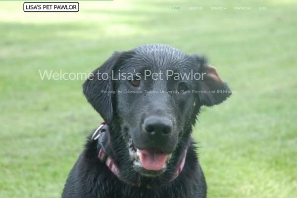 PetCare theme site design template sample