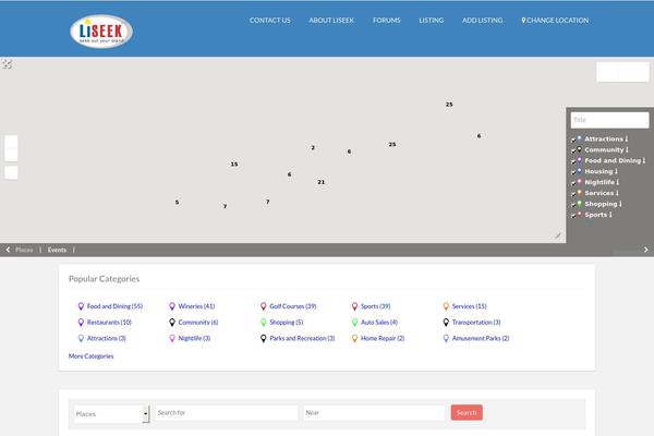 GeoTheme theme site design template sample