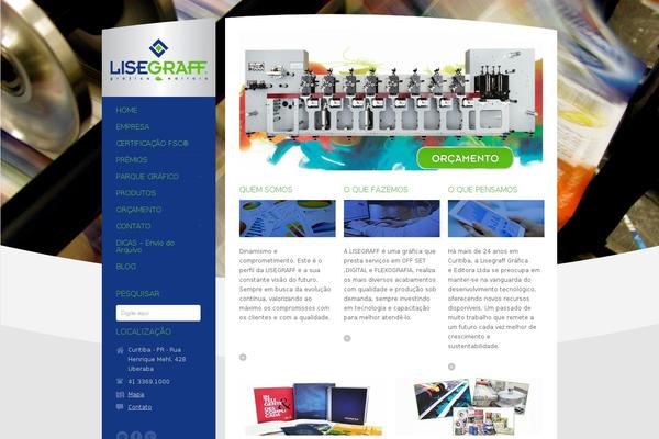 One Page Express theme site design template sample
