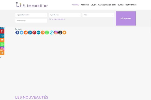 lisimmo.com site used Adb-theme