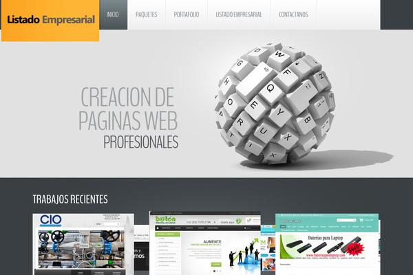 listadoempresarial.com site used Theme1973