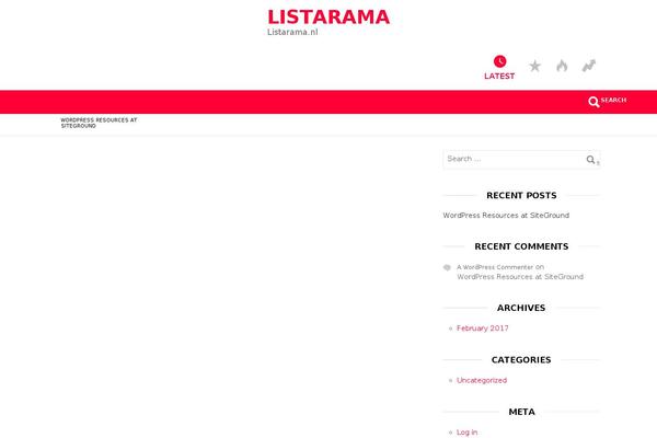 Twenty Seventeen theme site design template sample