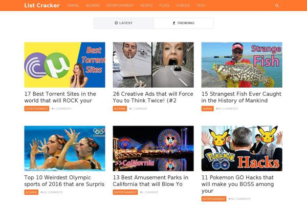 NewsPaper theme site design template sample