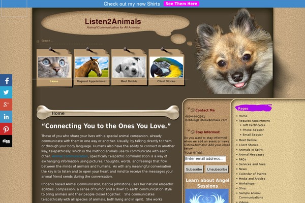 Doggy-love theme site design template sample