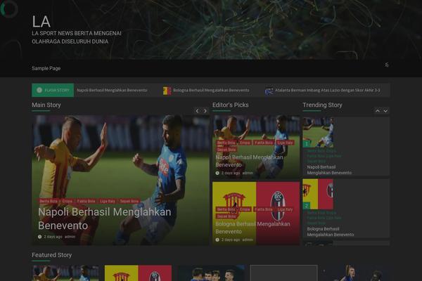 Newsment theme site design template sample