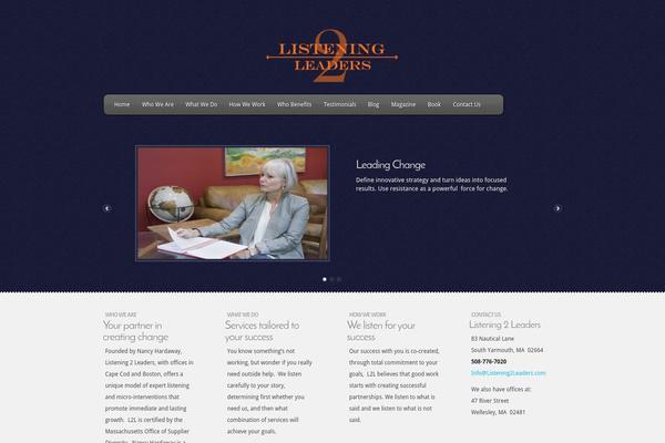 Feather theme site design template sample