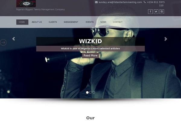 Enigma Parallax theme site design template sample