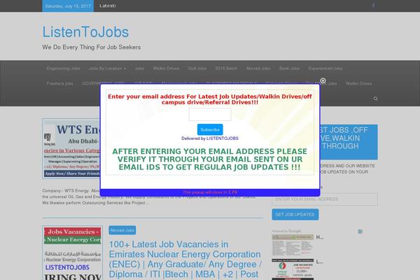 Site using ITRO Popup Plugin plugin