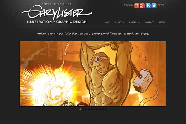 Blogfolio theme site design template sample