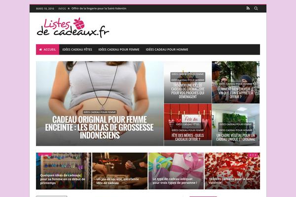 Magic Mag theme site design template sample