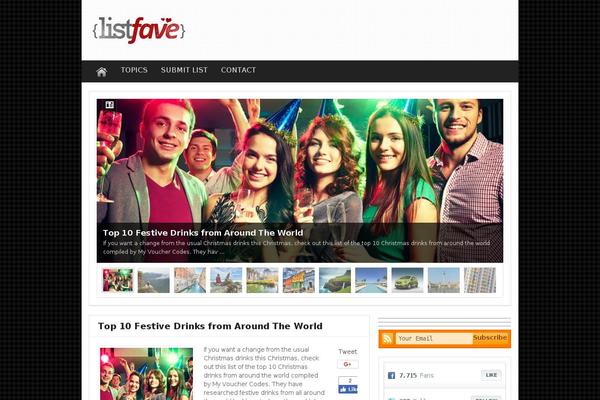 Site using Socialbox plugin