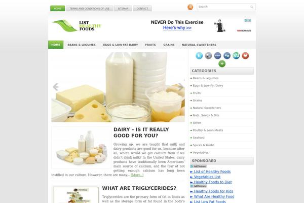 Ihealth theme site design template sample