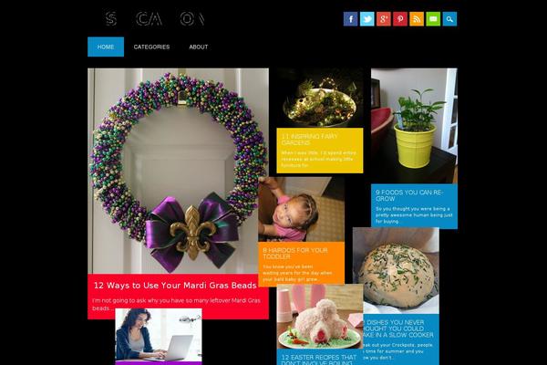 Surfarama theme site design template sample