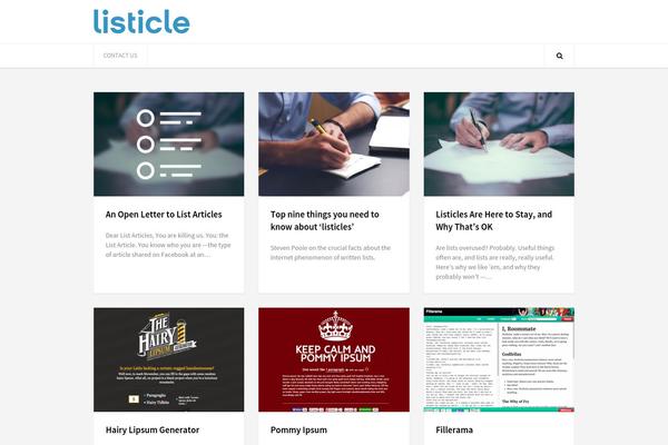 LuxMag theme site design template sample