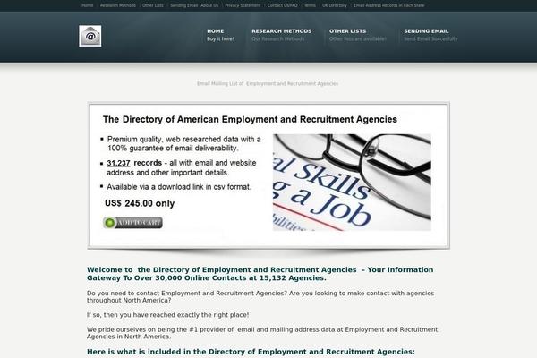 Karma theme site design template sample