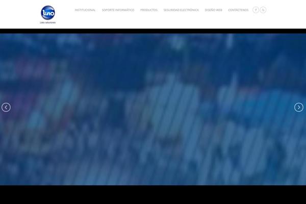 Mineral theme site design template sample