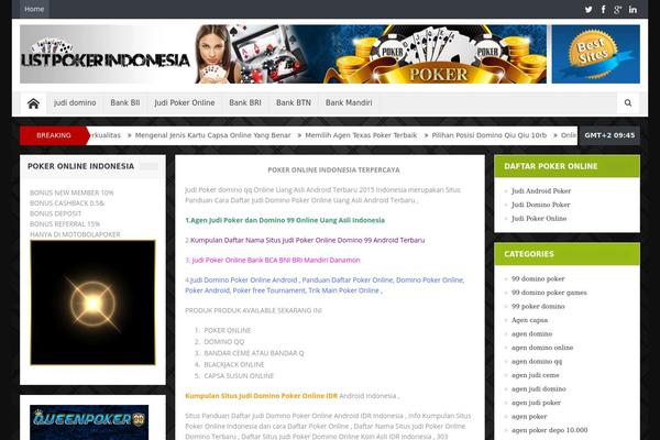 listpokerindonesia.com site used Listpokerindonesia
