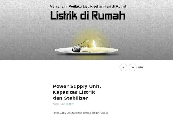 listrikdirumah.com site used Ixion-wpcom