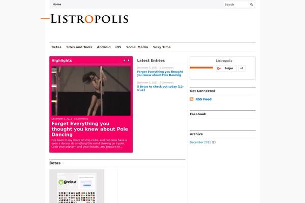 Unspoken theme site design template sample