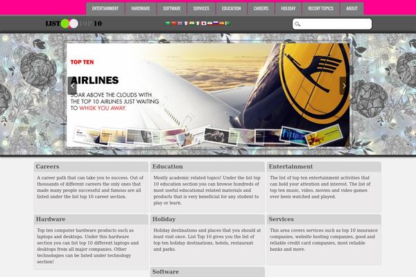 Newsworthy theme site design template sample
