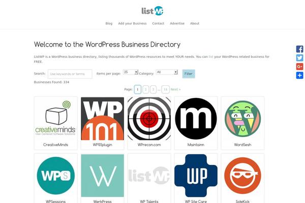 Site using Cm-business-directory-pro plugin