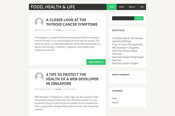 MH Cicero lite theme site design template sample