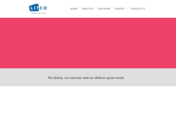 District theme site design template sample