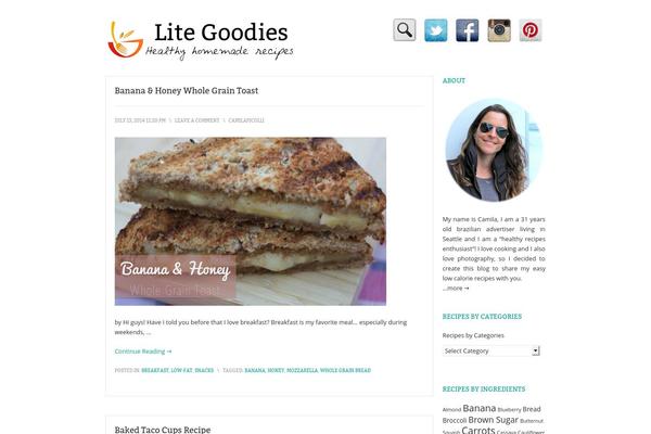 Prana theme site design template sample