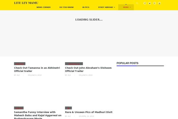 Site using WPtouch Mobile Plugin plugin