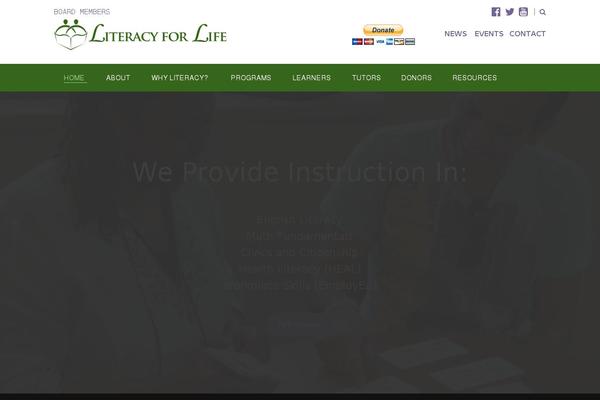 The-core-child theme site design template sample